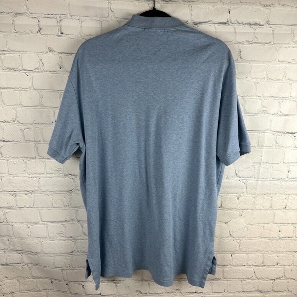 Ralph Lauren Polo Shirt Adult XL Light Blue Purple Pony‎ Short Sleeve Mens - Picture 5 of 8